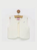 Gilet ecrù RABECKA / 19E1BF21CSM001
