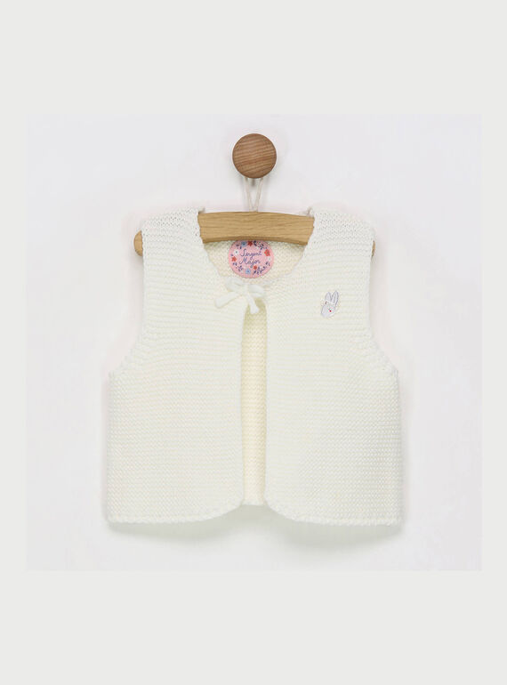 Gilet ecrù RABECKA / 19E1BF21CSM001