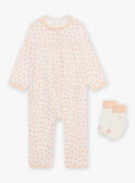 Tutina con stampa a fiori e calze neonata CEGENNY / 22E5BF51GRE001