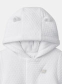 White OVERALL COAT MONDON / 25E0CM21PIL000