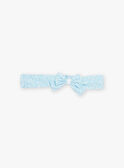 Fascia elastica con stampa a fiori blu neonata CYROMANEX / 22E4BFW1BANC201