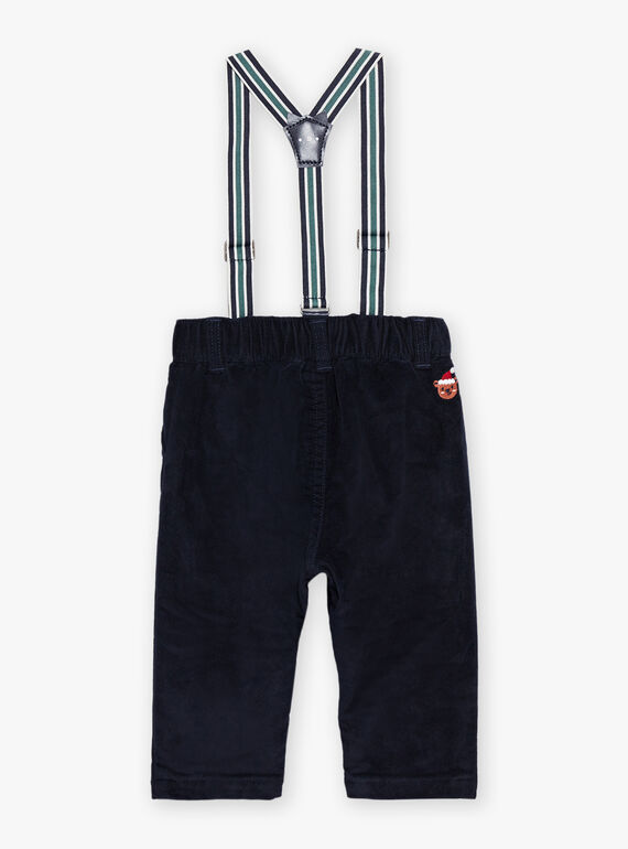 Pantaloni in velluto con bretelle regolabili DAWALLON / 22H1BG61PANC205