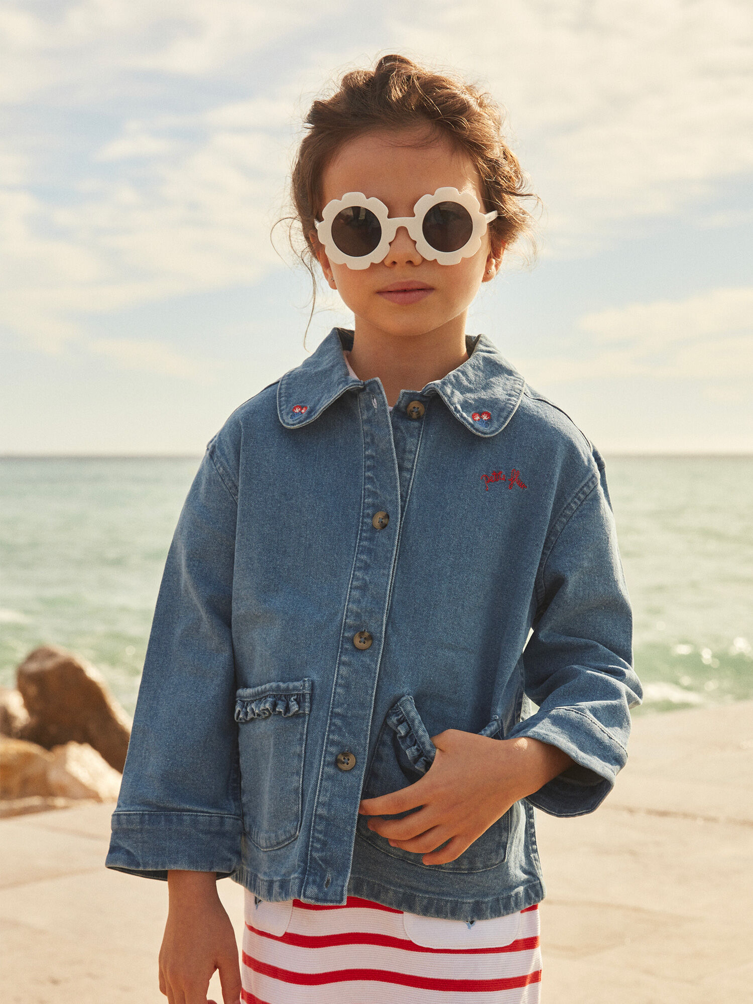 Ricami jeans top