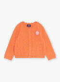 Cardigan arancione a maniche lunghe GAANNE / 23H1BF71CARE413