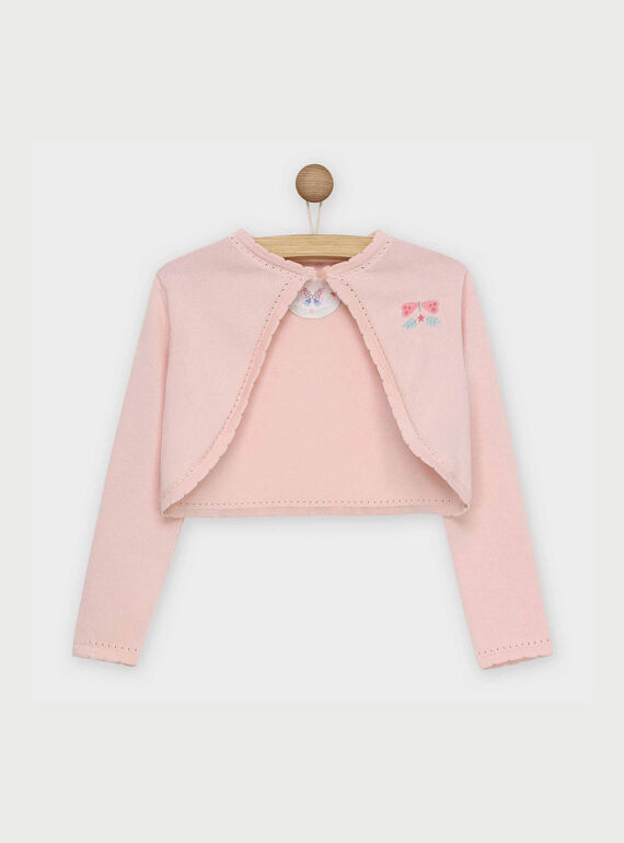 Cardigan rosa RUJAYETTE / 19E2PFF1CAR301