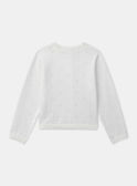 Cardigan traforato écru MREGETTE / 25E2PFL1CAR001