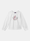 T-shirt con unicorno e fiori LADISHETTE / 24H2PFQ1TML001