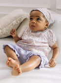 Body, bloomer e fascia lilla con stampa fiori FORINE / 23E0CFT2ENSH700