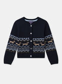 Navy CARDIGAN NUDOGUETTE / 25H2PFQ1CAR070