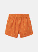 Shorts da bagno arancioni con motivo magico  MRUMOUAGE / 25E4PGC7MAIE405