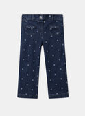 Jeans a gamba ampia a fiori MEJEANETTE / 25E2PF81JEAK005