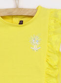 T-shirt maniche corte gialla RYESSETTE / 19E2PFS1TMC106