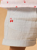 Shorts in doppia garza di cotone MAURA / 25E1BFQ1SHO706