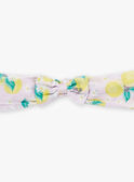 Fascia gialla con stampa a fiori LAARYA / 24H4BFI1BANH705