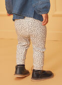 Leggings écru con stampa floreale LACELINE / 24H1BFJ1LG001