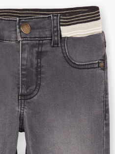Jeans inserto nero ed elastico in vita bambino BASOTAGE / 21H3PG21JEA090
