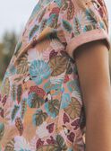 T-shirt pesca con stampa tropicale FICHEMAGE / 23E3PGD1TMC413