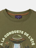 T-shirt extraterrestre MLEOVNAGE / 25E3PGO3TMC604