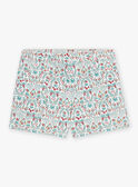 Shorts in jeans con stampa a fiori bambina CUISHOETTE / 22E2PFJ1SHO632