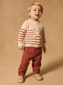 Maglione a righe con leone MAANTOINE / 25E1BG71PUL114