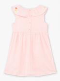 Abito rosa senza maniche ricamato bambina TAYEKETTE / 20E2PFZ5ROB312