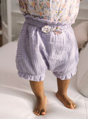 Body, bloomer e fascia lilla con stampa fiori FORINE / 23E0CFT2ENSH700