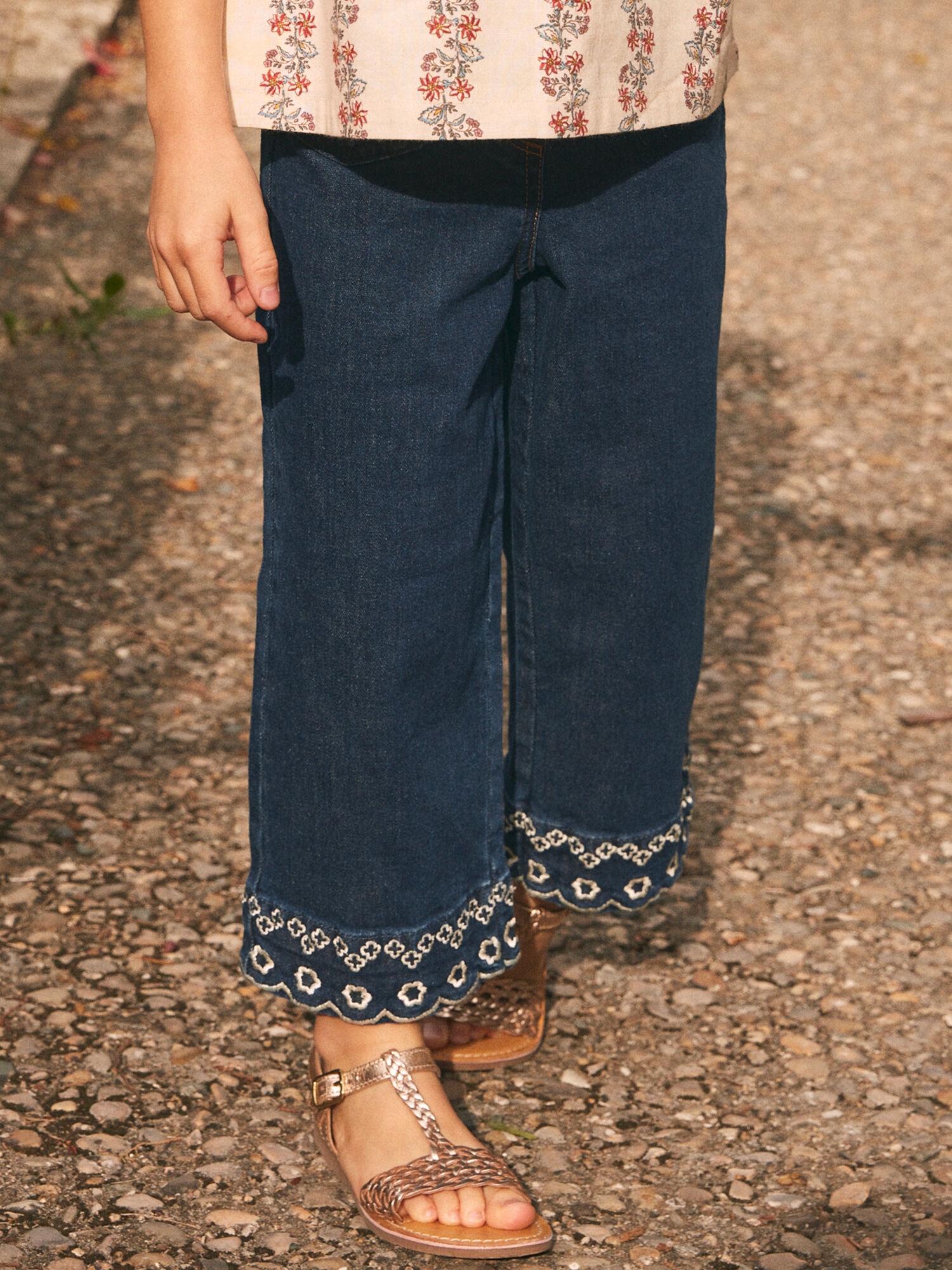 Jeans con cheap gamba ampia