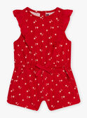 Tutina rossa con stampa stella 22E1BFP1CBL050