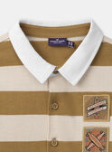 Polo a righe con skateboard MADOAGE / 25E3PG71POL812