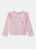 T-shirt rosa amore LADITETTE / 24H2PFQ2TMLD329