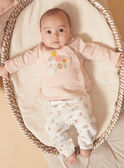 Set top e pantaloni rosa chiaro LORAINE / 24H0NF25ENSD322