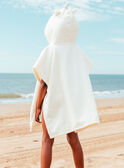 Poncho da bagno écru con cappuccio  MRUCAPETTE / 25E4PFC3CDB001