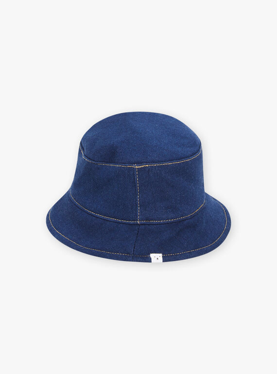 Cappello da pescatore in denim double face DIMITRI / 22H4BGG1CHAP269