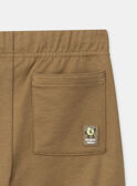 Pantaloni in felpa color marron glacé KOLOSAGE / 24E3PGD1CFPI806