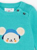 Maglia blu turchese ZAKEVIN / 21E1BGJ1PULG621