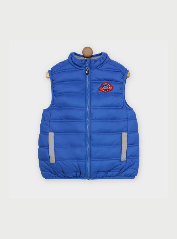 Medium blue Sleeveless Jacket RAGILAGE2 / 19E3PGB2GSM208