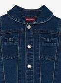 Giacca in jeans con dettagli annodati neonata CIMELISSA / 22E1BFG1VESP269