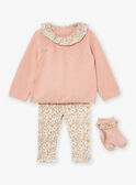 Set maglia, pantaloni e calze palissandro LOELYS / 24H0CF11ENS312