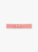 Fascia tinta unita rosa con motivo farfalle FAILISE / 23E4BFD1BAND318