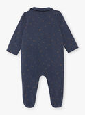 Completo blu notte tutina e berretto in tessuto felpato  ZEBERNIE / 21E5BGH2GRE705