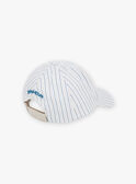 Cappellino a righe beige e blu FRECASAGE / 23E4PGI2CHA000