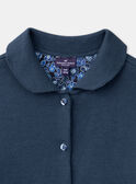 Cardigan in maglia jersey blu LECARDETTE / 24H2PFJ1CARC233