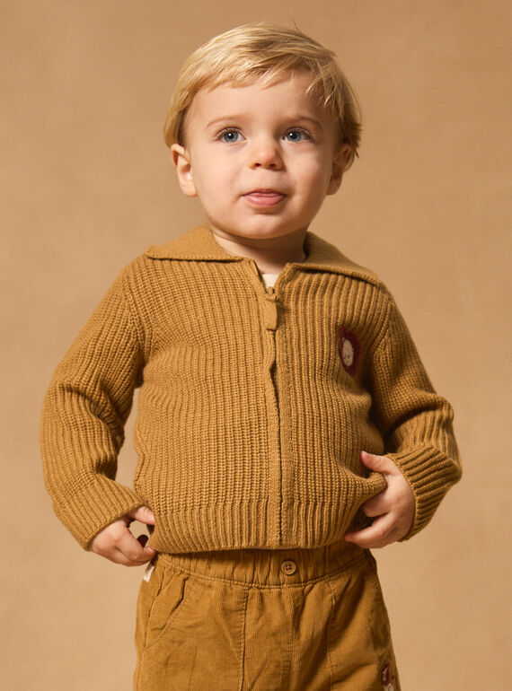 Cardigan con cerniera e colletto MAARMAND / 25E1BG71GIL812