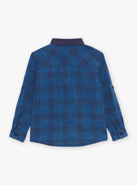 Camicia blu a quadri DACHEMAGE / 22H3PG51CHMC207