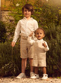 Shorts da cerimonia beige MRERAGE / 25E3PGL1BERA016