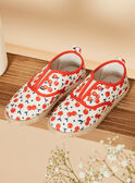 Slip-on ecrù con stampa ciliegie FABALETTE / 23N10PF41D16001