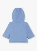 Giacca con cappuccio blu neonato ZOUHIR / 21E0CGG1VESC203