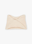Scaldacollo beige in maglia FRASNOETTE / 23E4PF51SNO808