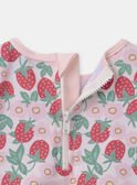 T-shirt da bagno UPF 50+ stampa con fragole MITIANA / 25E4BFC1TUV001