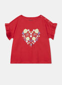 T-shirt con cuore e borsetta KLARINETTE / 24E2PFN3TMCF503